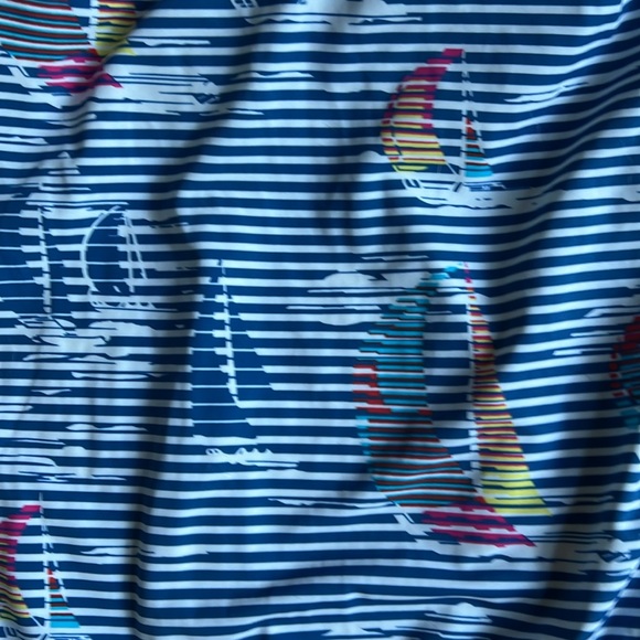 NWOT Lands End Nautical Sailboat Swimsuit - Picture 7 of 7